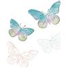 Sizzix 49 and Market - Stampi trasparenti A5 e fustelle Framelits - Matita dipinta con farfalle