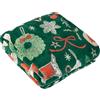 furn. Coperta natalizia in pile con stampa di pan di zenzero e caramelle Duvet Day Festive Treats (Smeraldo - 130x150cm)