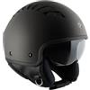 Generico Tucano Urbano Casco Jet EL'FRESH 6.0 Black Matt ECE 2206 (XL: 60 cm)