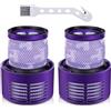 Kingcenton Filtro per Dyson V10, Filtri di Ricambio per Aspirapolvere V10 Cyclone Series, Dyson V10 Absolute, V10 Animal, V10 Total Clean, SV12, Ricambio n. 969082-01