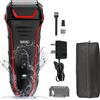 Wahl Clean and Close Plus, rasoio elettrico da uomo, rasoio elettrico da uomo, rasatura per barba, rasoio viso, lamina flessibile, trimmer di precisione, completamente impermeabile, facile da pulire,