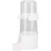 BOXOB Distributore d'Acqua per Uccelli, Dispositivo Automatico Bere Appendere alla Gabbia Uccelli Distributore d'Acqua per Parrocchetti Accessori Gabbie Pappagalli e Parrocchetti (Bianco)