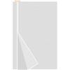 Risareyi Zanzariera Magnetica Apertura Laterale 125x220cm, Bianco Vetroresina Rete Molto Resistente Traspirante, Tenda con Calamita Zanzariera Porta Finestra per Balcone Chiusura Automatica