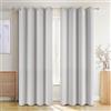 Blumtal tende per interni oscuranti 2 pz 145x140cm - tende oscuranti per interni con occhielli - tende camera da letto isolanti - tende per salotto moderne - tende corte - tende grigie moonlight grey