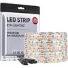 BTF-LIGHTING WS2812BALL 5m 60leds/m bianco PCB IP65