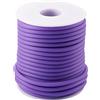 Craftdady Tubo cavo da 15 m in gomma PVC avvolto intorno per filo di memoria collana bracciale lavoro a maglia, malva