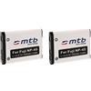 mtb more energy 2X Batteria EN-EL10 Compatibile con Nikon Coolpix S230, S500, S510, S520, S570, S600… vedi descrizione