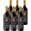 GIORDANO VINI Selvato Rosso di Montalcino DOC 2018 - Vino Rosso Toscano, Gusto Asciutto ed Armonico, Ideale per Occasioni Conviviali, Toscana, 14% vol. Box da 6 Bottiglie da 75 cl