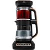 KARACA Caysever Robotea Pro 4 in 1 - Parlante Tisaniera Elettrica in Vetro con Funzione Caffè Filtro, 2,3 L, Teiera con Infusore e Bollitore Elettrico Temperatura Regolabile, 2500W - Rame Nero