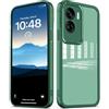 PanXCase Cover Trasparente per Honor 90 Lite - Custodia Clear con Lens Protector Ultra Sottile Morbida Antiurto con Protezione Fotocamera (Verde)