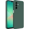 Captor Cover Samsung A26 Custodia Colorata in Silicone Liquido, Antiurto, Flessibile, Bordo Rialzato per Schermo e Fotocamera Con Microfibra Interna per Cover A26 Samsung (Verde Scuro)