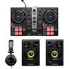 Hercules DJLearning Kit MK2 - Set completo DJ con DJControl Inpulse 200 MK2, DJMonitor 32 Studio Monitor e cuffie HDP DJ45