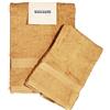 Bassetti - Set Asciugamani Da Bagno Viso e Bidet Bassetti | Coppia Asciugamani da Bagno con Ospite | 60x110 cm + 40x60 cm | Col. Corda - 1606