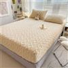 Homxi Lenzuolo Coprimaterasso con Angoli e 2 Federe(120 x 200 cm),Lenzuolo Matrimoniale Completo Tinta Unita con Motivo a Rombo Lenzuola Copriletto Matrimoniale Beige Cachi