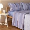 Bassetti Completo Letto Matrimoniale 100% Cotone - Set Lenzuola (1 Lenzuolo Sopra 240x280 1 Lenzuolo Sotto Con Angoli 175x200 2 Federe 50x80cm) (Tok G10)