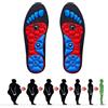 Perechges Solette Magnetiche, Solette Scarpe Uomo E Donna, 1 paio Solette Gel Magnetiche, Solette Ortopediche in Gel Di Riflessologia per Alleviare La Fatica Del Piede (Nero, 44-47)