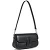 MARC JACOBS The Clover Shoulder Bag, Borsa Donna, Nero, 1x1x1