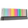 STABILO BOSS ORIGINAL - Evidenziatore - Desk-Set - Special Edition - 23 Colori assortiti 8 fluo + 8 pastel + 6 Nature + 1 marcatore Nero