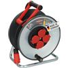 Brennenstuhl Tamburo professionale SteelCore SC 2200 IP44 (25 m H07RN-F 3G2,5, trommelkörper aus Stahlblech, Baustelleneinsatz und ständiger Einsatz im Freien, Made in Germany)