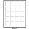 Leuchtturm 306945 MB Coin Box 48 x 48 mm - Scomparti Quadrati per Monete e medaglie di Grandi Dimensioni - Colore Fumo