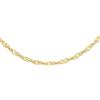 CARISSIMA Collana da Donna in Oro Giallo 9 ct con Catena Groumette Ritorta Diamond Cut da 1,2 mm di Lunghezza 51 cm/20 Pollici
