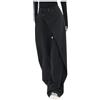 Generic Pantaloni da pendolare minimalisti con Design di giunture Irregolari Pantaloni a Gamba Larga a Gamba Dritta Pantaloni da Strada Larghi Vestito di Maglia