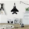Wallity Hanah Home Elegante accessorio decorativo da parete in metallo, nero, 60 x 42 cm, 100% metallo, spessore 1,5 mm, leggero (0,817 kg), perfetto per l'arredamento moderno della casa