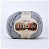 Hello Yarn Reborn - Gomitolo di cotone riciclato Stonewash - 200 g DK per uncinetto/lavoro a maglia