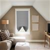 BLINDECOR | Tenda plissettata senza trapano, velcrato, pieghevole, BK Basic|Opaco 30 grigio 90 x 190 | pieghevole opaca per finestre