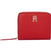 Tommy Hilfiger Donna Portafoglio Logotape Piccolo, Rosso (Primary Red), Taglia Unica