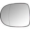 BSSTORE Piastra Vetro Specchio Retrovisore per Ren@ult CLIO III 2009-2014, TWINGO II 2012-2014 (Sinistro Asferico - Lato Conducente)