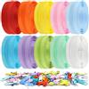 DOITEM #3 - Set di 40 cerniere lampo in nylon, 28 m, con 40 cursori e cerniera, per cucito e artigianato, 10 colori