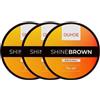 Generico Shine Brown Crema Abbronzante Solare, Acceleratore Abbronzatura efficace al Sole e nei Lettini Solari, con Ingredienti Naturali, per Tutte le tonalità di pelle - 100g (3 Pezzi)