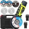 FORTSPANG Mini smerigliatrice angolare, 16,8 V, batteria Mini Flex/28000 rpm/76 mm, mini smerigliatrice angolare a batteria, ideale per tagliare, lucidare e levigare