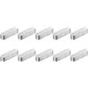 QUARKZMAN 10pz Chiave a Piuma Estremità Rotonda, 8x7x30mm Chiavette Elastiche Acciaio Inossidabile Professionale Chiavetta Parallela per Albero Trasmissione per Industria Meccanica Fissaggi