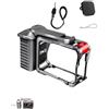 Lokyoyo Xplorer - Impugnatura laterale per fotocamera Insta.360 Ace Pro 2/Ace Pro/Ace, gabbia per fotocamera con interfaccia cold shoe e otturatore, maniglia laterale della fotocamera con interfaccia a vite