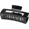 QinGoo Grande mollettone per capelli donna artiglio per capelli Clip per capelli pinza per capelli,accessorio per capelli-1 pezzo(10,4 x 5,2 cm, nero)