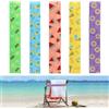 Weniubit 5 fasce elastiche per asciugamani da spiaggia, clip per asciugamanis per sedie a sdraio, cinghie elastiche di fissaggio per asciugamani da spiaggias, crociere e sedie da spiaggia (40cm×5cm)