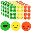 Catime 1200 Pezzi adesivo Emozione, 25mm Smile Etichette, Umidore Felice, Triste, adesivo Ricompense per Insegnanti e Bambini - Verde/Rosso/Giallo