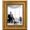 CABBEL Cornice portafoto 13x18 cm, in argento vintage, stile barocco elegante, con vetro acrilico infrangibile - per poster, foto o certificati - perfetta per soggiorno, ufficio o galleria