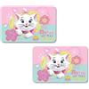 NEU 2 pezzi compatibili con Aristocats - Marie Tovagliette da colorare, tappetino per impastare (set rosa n. 3)