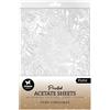 6 fogli di Acetato Snow, Fairies & Stars