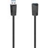 Hama Cavo USB 3.2 Gen1 (USB 3.0 / USB 3.1 Gen1), connettore USB-A, 1,50 m, nero
