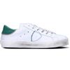 PHILIPPE MODEL Sneaker bimbo bianca/verde in pelle