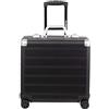 ALUMAXX Gemini 4-Rollen Pilotenkoffer 42,5 cm Laptopfach, Nero, 42,5 x 40 x 21 cm, Carrello Business