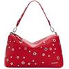 Desigual Rebel Bergamo Shoulder Bag Clavel Red