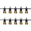 Levitantes Catena di luci a LED, 10 lampadine trasparenti, 8 metri, perfette per la decorazione, sia in esterni che interni, efficienti e facili da installare