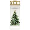 Bolsius - Grave light nr 6 + lid - Christmas - 70H - esterno - candele commemorative - contiene cera vegetale naturale - senza olio di palma