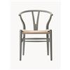 Carl Hansen & Søn Sedia in legno con seduta intrecciata CH24 Wishbone Chair