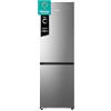 Hisense RB3K330SAIC - Frigorifero Combinato Total No Frost, Inox, 185x60cm, Classe C, 330L, Grande capacità, Ridotta profondità, Deep Freeze, Metal Tech Cooling, WiFi, Silenzioso, Motore Inverter